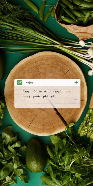 Vegan Lifestyle Concept with Green Summer Field Graphic – шаблон для дизайну
