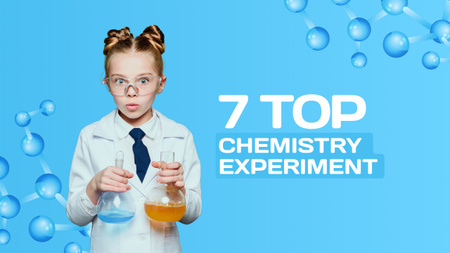 Top kémiai kísérlet Youtube Thumbnail tervezősablon