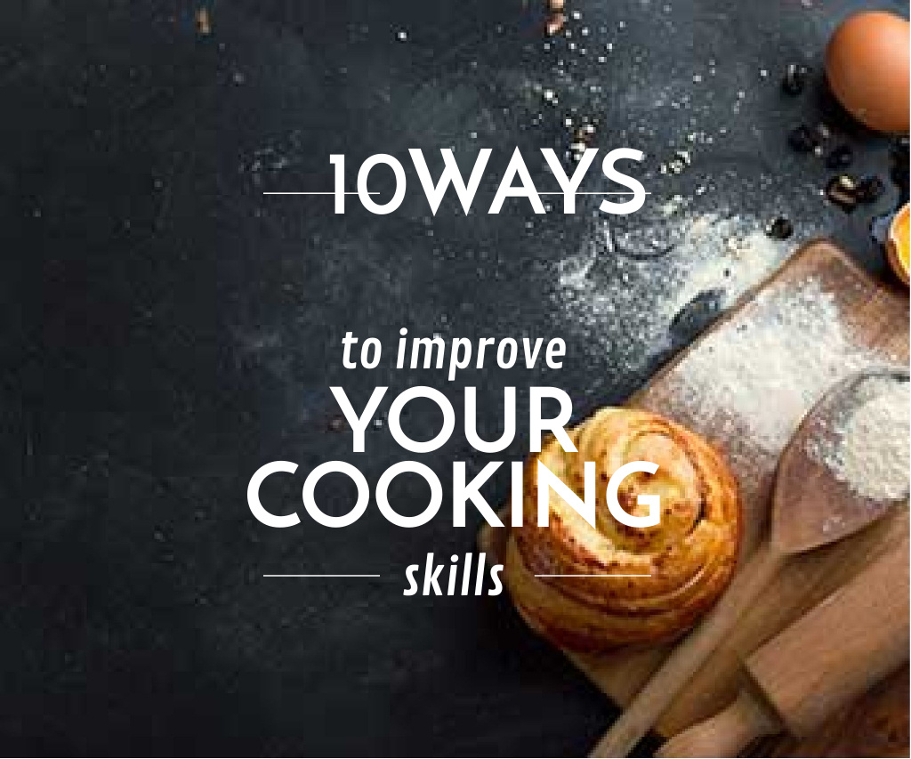 Modèle de visuel Suggestion of Ten Ways to Prove Your Culinary Ability - Large Rectangle