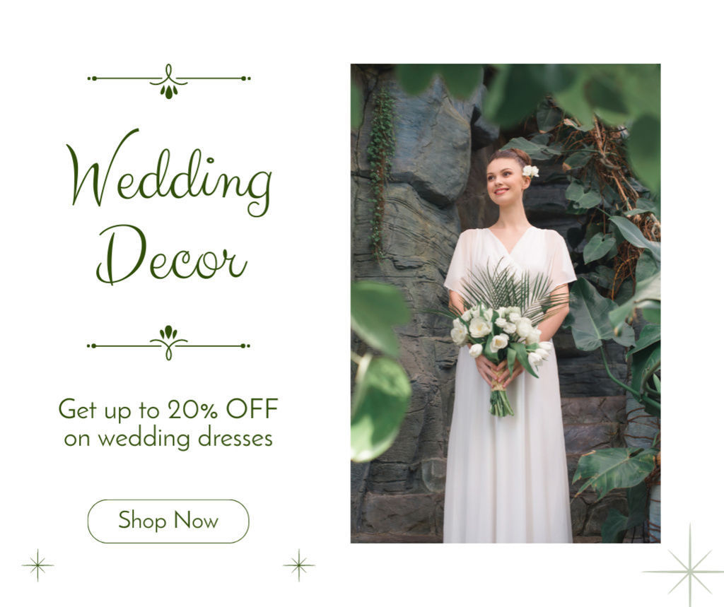 Plantilla de diseño de Wedding Decoration Proposal Facebook 