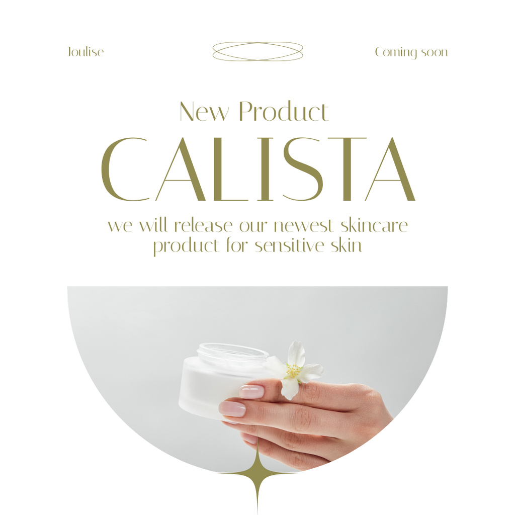 Ontwerpsjabloon van Instagram van New Cosmetic Product Offer