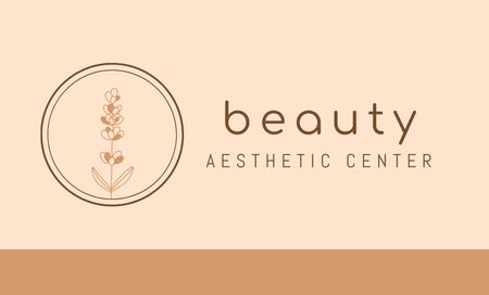 Beauty Salon Services Offer Business Card 91x55mm Design Template