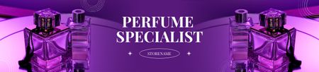 Perfume Specialist Services Offer Ebay Store Billboard Tasarım Şablonu