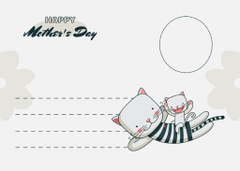 Mother's Day Greeting with Cute Cats