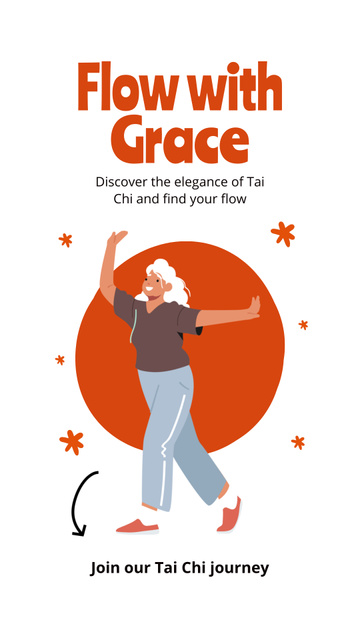 Template di design Discovering Traditional Tai Chi For Wellness Instagram Video Story