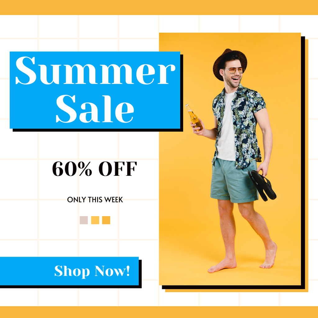 Incredible Summer Discount Offer Instagramデザインテンプレート