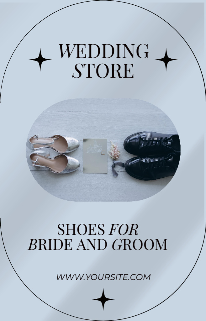 Template di design Wedding Shoes Store Ad IGTV Cover