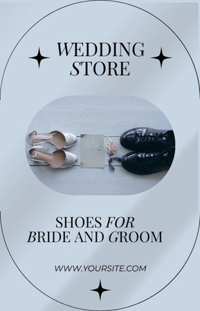 Template di design Annuncio del negozio di scarpe da sposa IGTV Cover