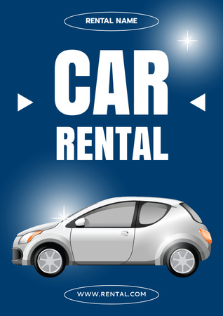 Designvorlage Car Rental Services für Poster