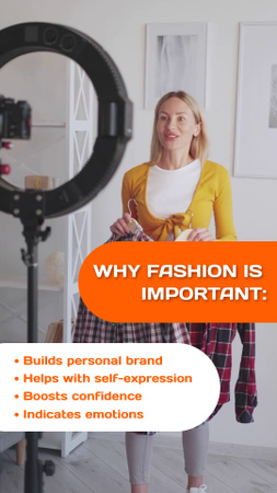 Platilla de diseño Advice On Making Personal Brand From Stylist TikTok Video