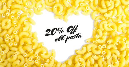 Homemade Italian Pasta Courses Facebook AD Design Template