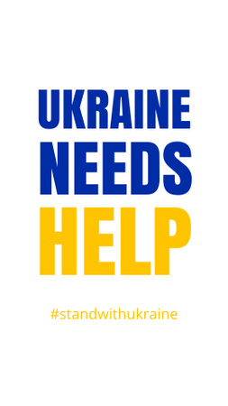 Awareness about War in Ukraine Instagram Story – шаблон для дизайна