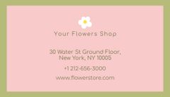 Flowers Shop Advertisement with Daisy Flowers