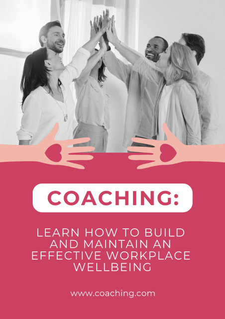 Building Effective Workplace Wellbeing Poster A3デザインテンプレート