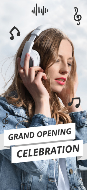 Grand Opening Celebration Announcement Snapchat Moment Filter Design Template