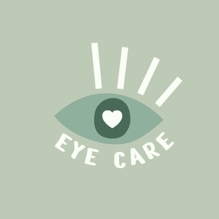 Designvorlage Awareness about Eye Care für Logo