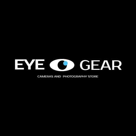 Eye Gear Shop Ad Logo tervezősablon