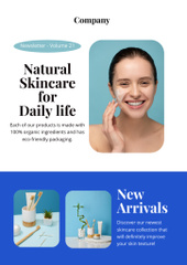 Beauty and Skincare Products Blue