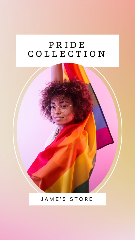 Pride Month Sale Announcement Instagram Story Modelo de Design