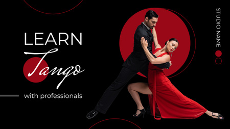 Oferta de aprendizagem de dança de tango Youtube Thumbnail Modelo de Design