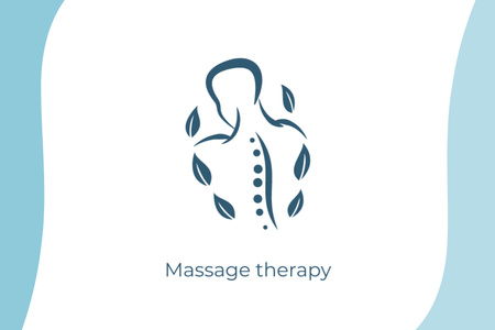Template di design Massage Therapy Services Offer Gift Certificate