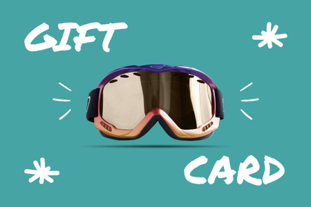 Special Offer of Snowboarding Equipment Sale Gift Certificate Πρότυπο σχεδίασης