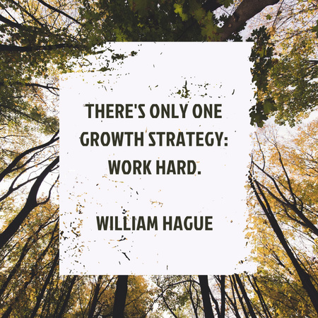 Ontwerpsjabloon van Instagram van Motivational Phrase about Work