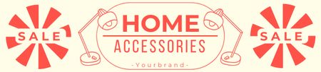 Home Accessories Sale Retro Style Ebay Store Billboard Design Template