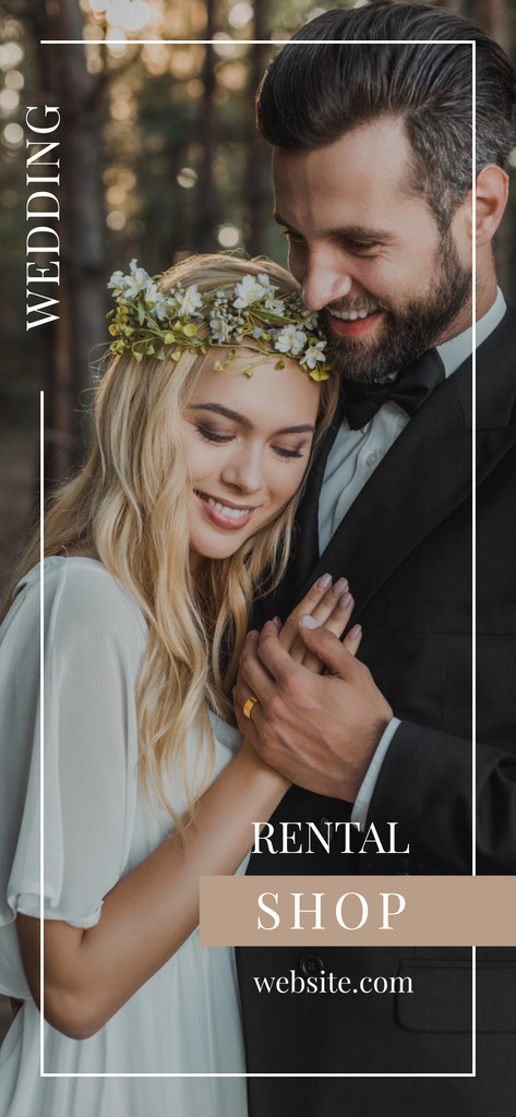 Rent Wedding Dresses and Suits Snapchat Geofilter Šablona návrhu