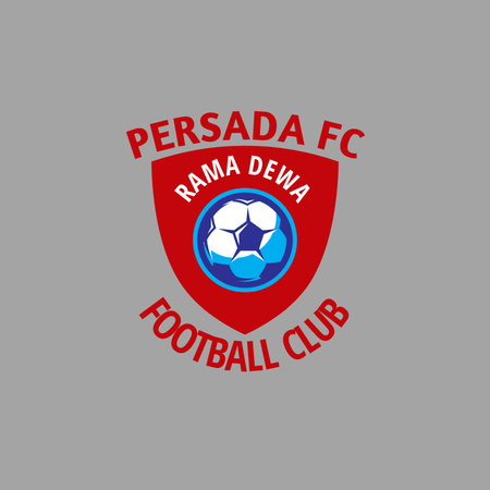 Football Club Emblem Logo Tasarım Şablonu