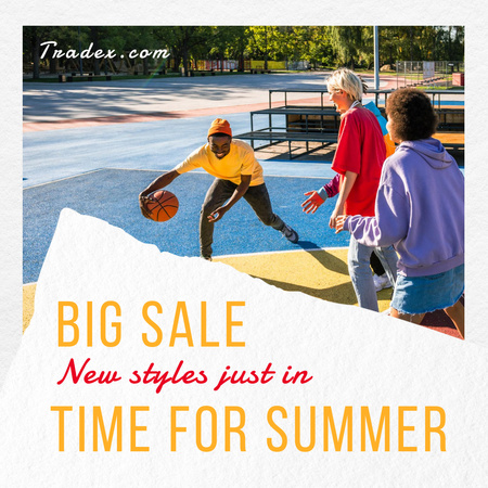 Summer Sale Animated Post Design Template