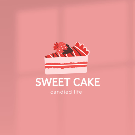 Szeretettel sütött ínycsiklandó péksütemények Logo tervezősablon