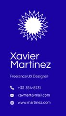 UX Designer Service Offer on Deep Blue
