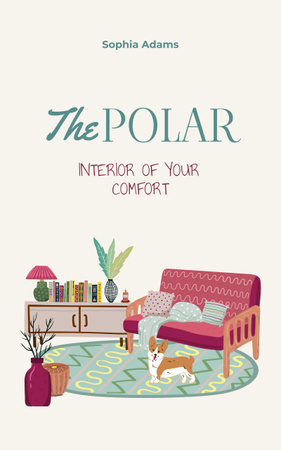 E-book on Cozy Interior Book Cover Design Template