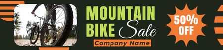 Sale of Tourist Mountain Bikes Ebay Store Billboard Design Template