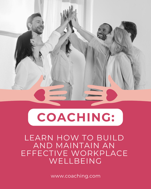 Effective Workplace and Team Management Course Poster 16x20in Design Template