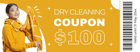 Dry Cleaning Services Special Offer Coupon Design Template