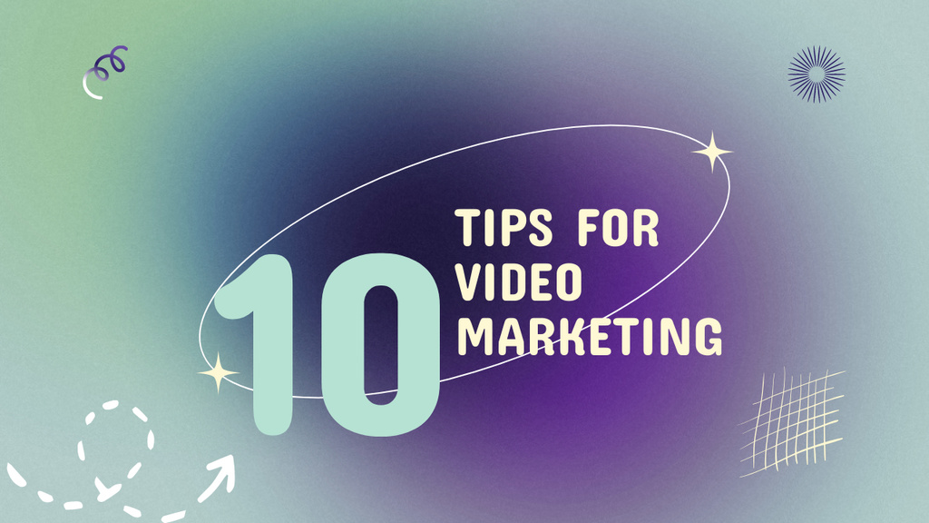 Video Marketing Tips Youtube Thumbnail Design Template