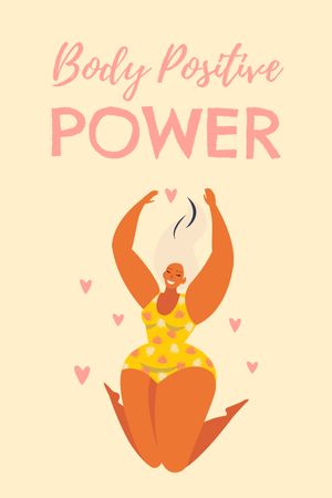 Body Positive Power Inspiration Tumblrデザインテンプレート