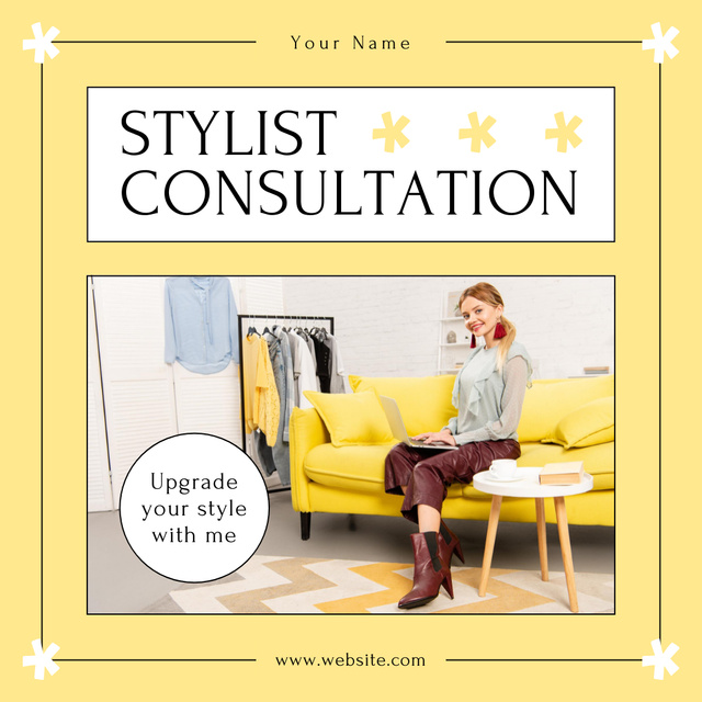 Consultation on Stylish Wardrode Creation Instagram tervezősablon