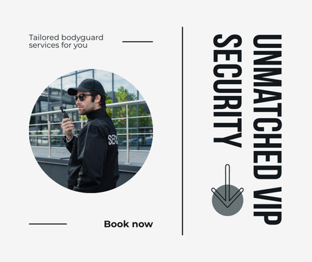 VIP Security by Specialists Facebook Design Template