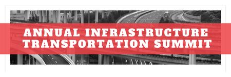 Annual infrastructure transportation summit Email header Design Template