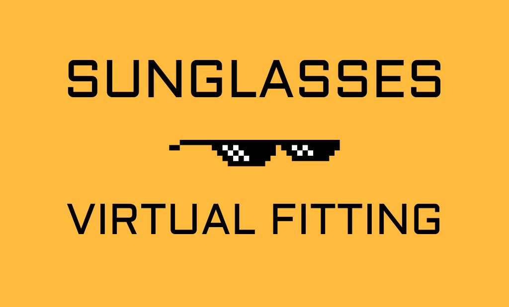 Advertising Online Sunglasses Store Business Card 91x55mm – шаблон для дизайну