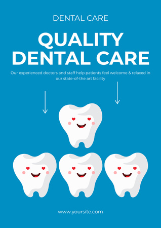 Offer of Quality Dental Care Poster Design Template