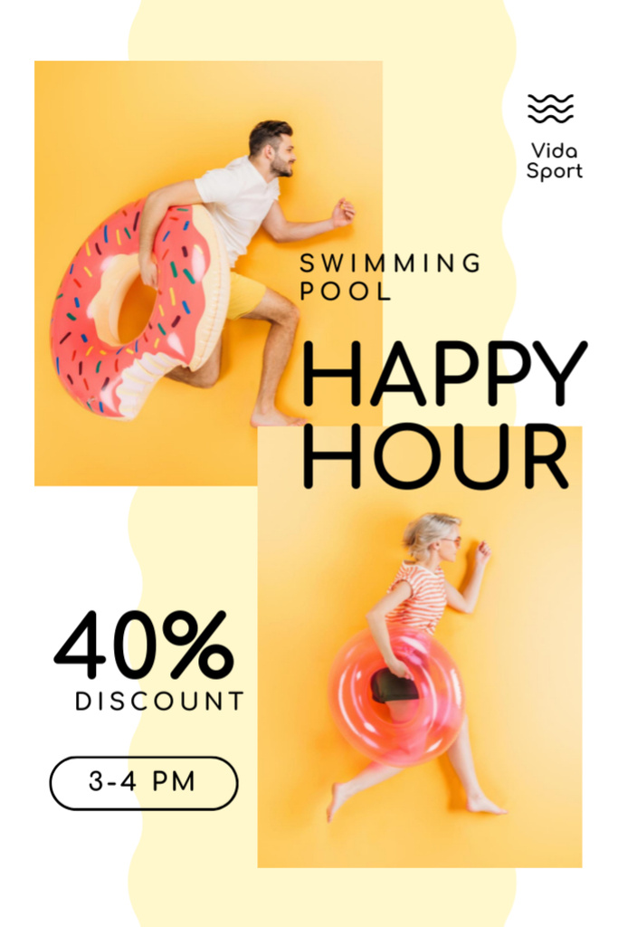 Swimming Pool Special Offer Flyer 4x6in – шаблон для дизайну