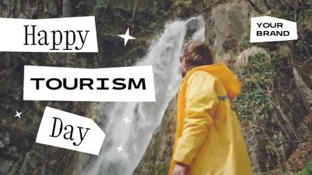 Modèle de visuel Tourism Day Celebration Announcement - Full HD video