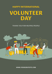 Awesome International Volunteer Day Greeting