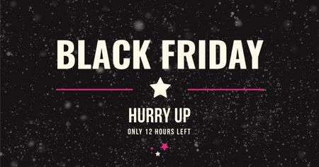 Black Friday Special Sale Announcement Facebook AD tervezősablon