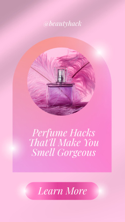 perfume varejo Instagram Story Modelo de Design