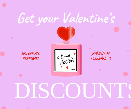 Template di design Special Offer on Valentine's Day Facebook